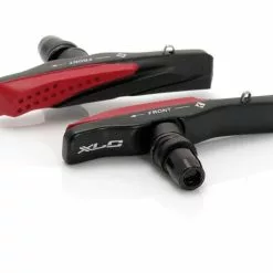 Bremsschuhe XLC Cartridge V-Brake BS-V03 4er Set, 72mm, Schwarz/rot