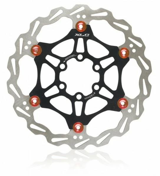 XLC Bremsscheibe BR-X50 Ø 180/1,8mm, Schwarz/rot, 158g