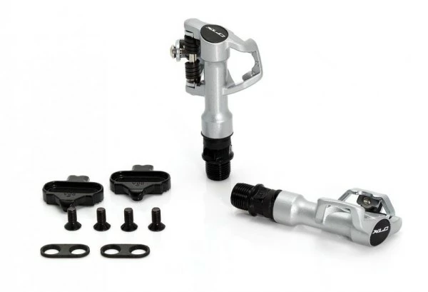 XLC Road-System-Pedal PD-S05 Einseitig, Schwarz/silber SPD-kompatibel