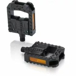 XLC Faltpedal PD-F01 Kunststoff, Schwarz, Reflektor