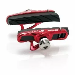 XLC Cartridge Road Bremsschuhe BS-R06 4er Set, 55mm, Rot/schwarz
