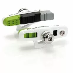 XLC Cartridge Road Bremsschuhe BS-R05 4er Set, 55mm, Weiß, Pad 3-farbig