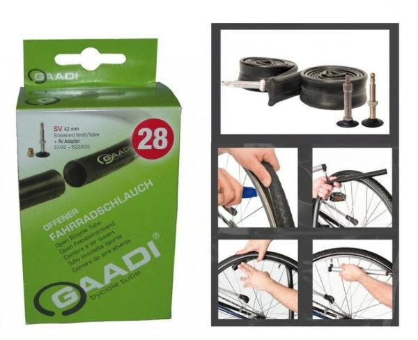Schlauch GAADI 26" 26x2.00-2.10" 50/54-559 Franz. Ventil 47mm