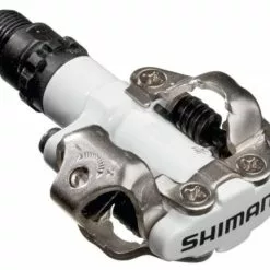 SPD Pedal Shimano PD-M 520 Zweiseitig, Weiß, 9/16", Ohne Reflektor