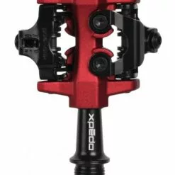 Xpedo Pedal Clipless CXR Schwarz/rot 9/16 Zoll XMF10AC