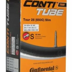 Schlauch Continental Conti Tour 26 Slim 26x1 / 1 1/4" 28/32-559/597 SV 42mm