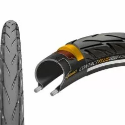 Reifen Continental Conti Contact Plus City Draht 26x1.75" 47-559 Schwarz/schwarz Reflex E-50