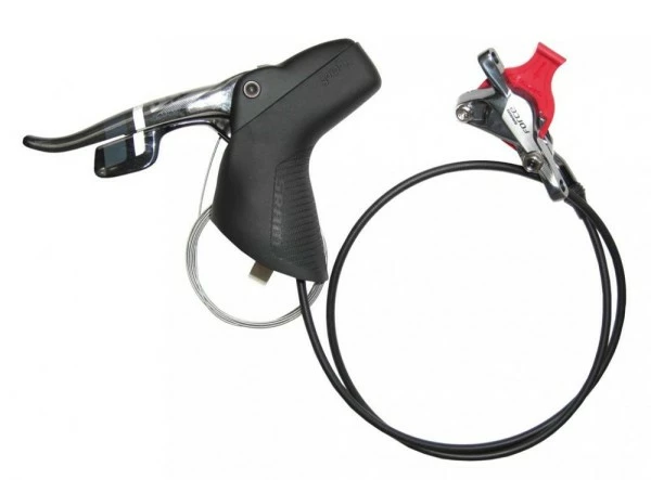 Sram Schalt-Bremshebel Force22 2-fach Links,hydr. Scheibenbr.hinten 1800mm DM