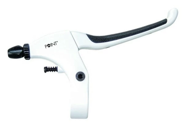 KMC Bremshebel Komfort White Line V-Bremse, Links