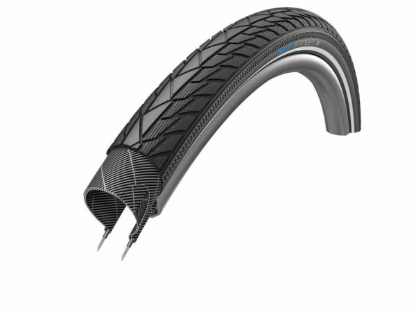 Reifen XLC StreetX 47-559, 26" X1.75 Schwarz Reflex