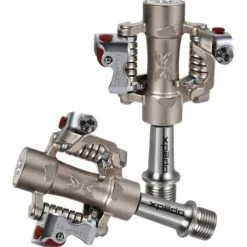 Xpedo Pedal Clipless M-FORCE 8 TI Silber 9/16 Zoll XMF08TTl