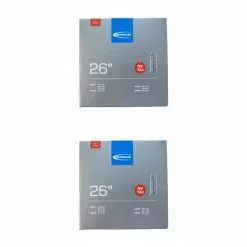 2 X Schwalbe Schlauch SV13J 26 Zoll FATBIKE FAHRRAD 40MM SCLAVERANDVENTIL 90/120-559