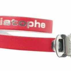 Pedalriemen Paar Zefal Christophe 516 Rot, 370mm, Leder