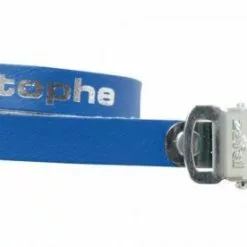 Pedalriemen Paar Zefal Christophe 516 Blau, 370mm, Leder