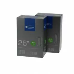2 X Schwalbe Schlauch AV13 26x1.50-2.40" (40/62-559) 26 Zoll AV 40mm Fahrradschlauch Autoventil 26"