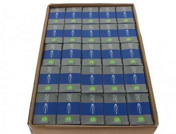 25 X Schwalbe Schlauch AV13 26x1.50-2.40" (40/62-559) - 26 Zoll AV 40mm Fahrradschlauch Autoventil 2