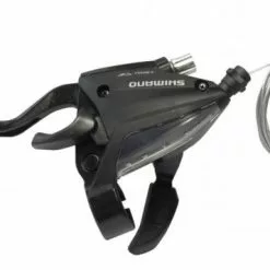 S+B-Hebel Shimano ST-EF 500 2-Finger 3-fach Links, V-Brake, 1800mm, Schwarz