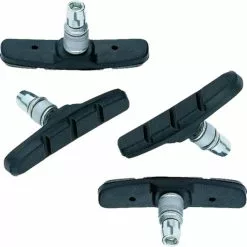 Bremsschuh Alhonga, V-Brake, Symm, Schwarz, 70mm, 2 Paar, Für Alufelge, Point, 29218201