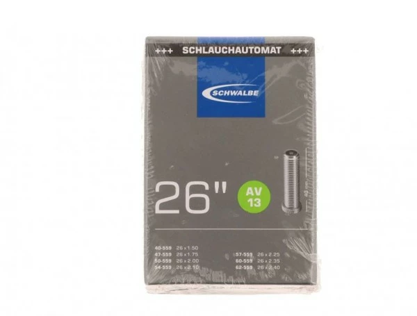 Schlauch Schwalbe AV13 In Folie 26x1.50-2.40" 40/62-559 AV 40mm