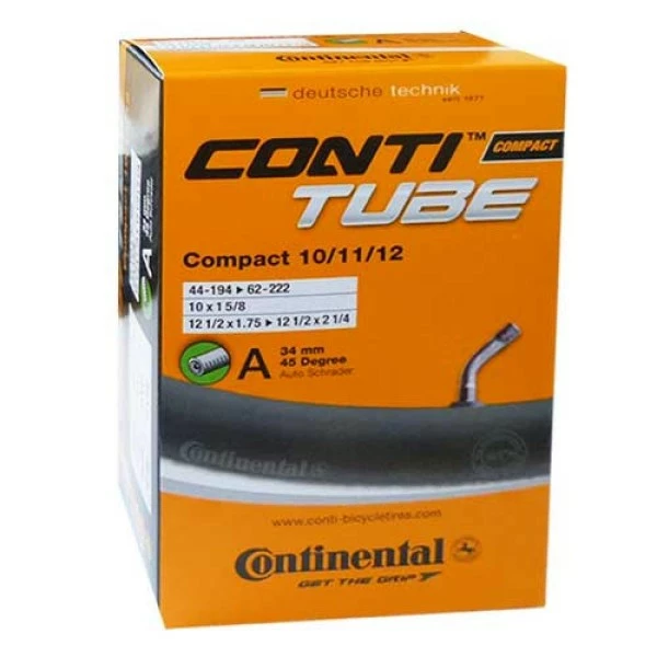 Schlauch Continental Conti 44-62/194-222 A34, 45°, Compact 10/11/12 Zoll AV 34mm