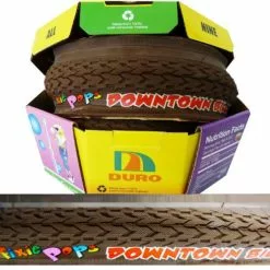 Reifen Duro Fixie Pops Billy Brown 28x0.95" 24-622 Braun Faltbar