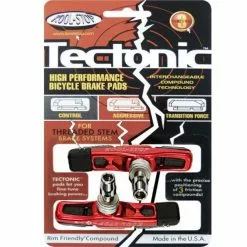 Bremsschuh V-Brake Tauschbar, Tectonic Rot Triple Compound, Kool-Stop, H4-502