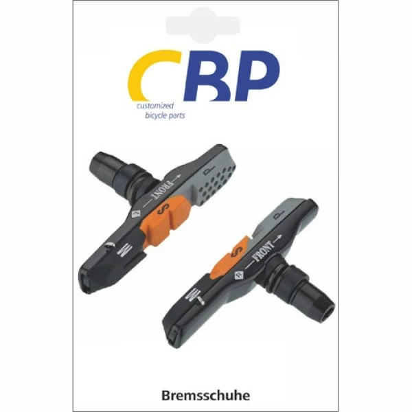Bremsschuh CBP V-Brake Schwarz-rot 72 Mm 1 Paar Alufelge Point