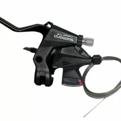 S+B-Hebel Shimano Altus ST-M310 2-Finger 3-fach, Links, V-Brake, 1800mm, Schwarz