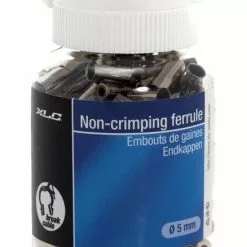 XLC Endkappen F. Bremsaussenhülle BR-X10 Silber, Innen Ø5,0mm 200 St. In Flasche