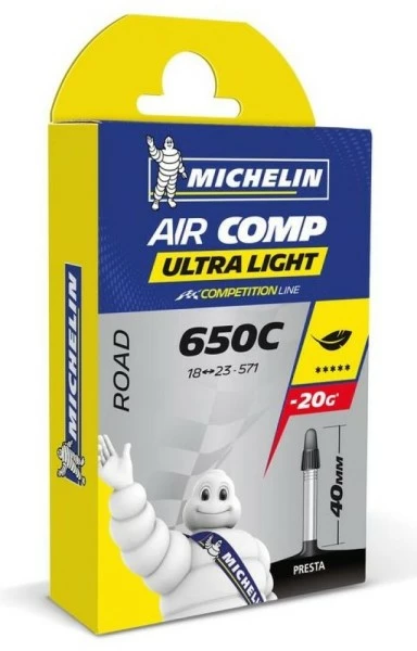 Schlauch Michelin A1 Aircomp Ultralight 28" 18/25-622, SV 52 Mm