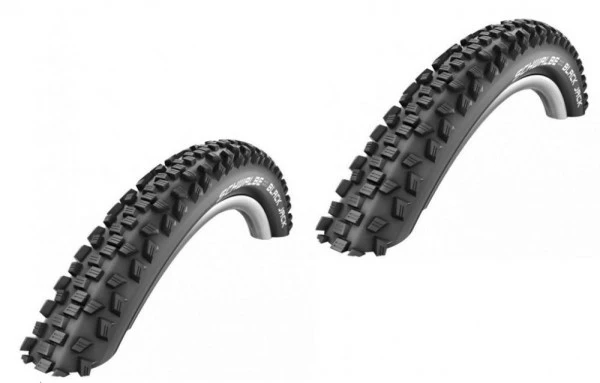 2 X Reifen Schwalbe Black Jack HS407 Draht 26x1.90" 47-559