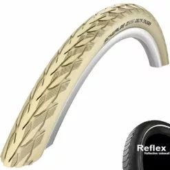 Reifen Schwalbe Delta Cruiser Plus HS431 28x1.40" 37-622 Creme-TSkin Refl.PG SBC E-25