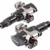 Shimano, Pedale, MTB, PD-M505-L, Schwarz, ChMo-Achse, Doppelseitige SPD-Bindung, Mit Schuhplatte SM-