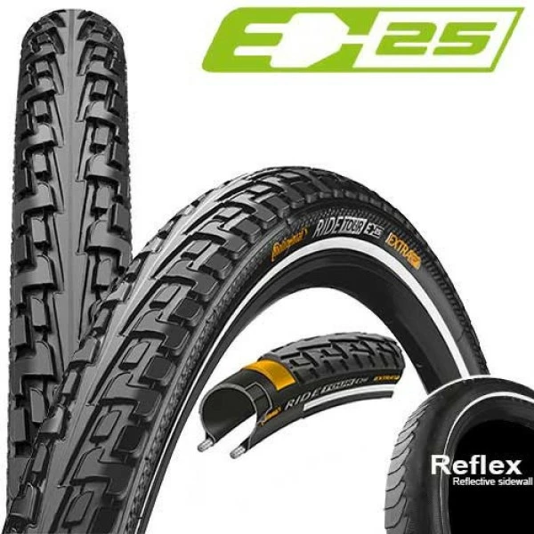 Reifen Continental Ride Tour 16x1,75" 47-305 Schwarz Reflex E-25 Draht