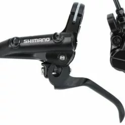 Shimano, Scheibenbremsset MT501 VR 4-Kolben Schwarz Bremsgriff BL-MT501 Bremssattel BR-MT520 Post Mo