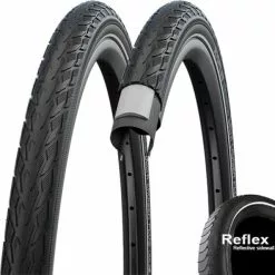 Reifen Schwalbe DeltaCruiser Plus 28x1.75" 47-622 Schwarz Reflex E-25 Draht