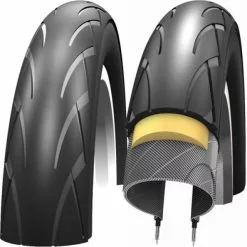 Reifen Schwalbe Kid Plus 14x1.75" 47-288 Schwarz Draht