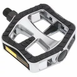 Pedale Trekking / City Alu, Große Trittfläche Mit Auflage, Point, 26000401