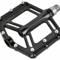 Wellgo, Pedale, MG6 AL, MTB/BMX, Schwarz, Plattformpedal Mit Austauschbaren Pins, Alu-Käfig, Paar