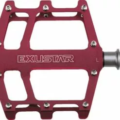 Exustar Plattformpedal MTB/BMX Rot Industriegelagert
