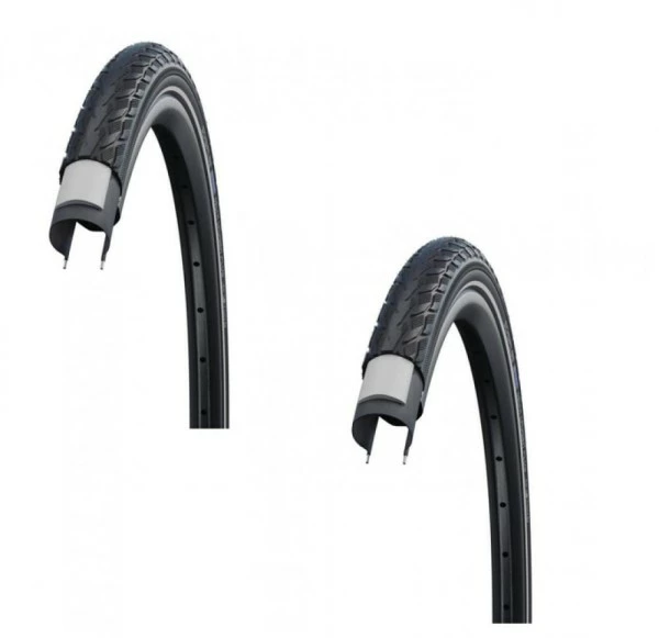 2 X Schwalbe Reifen Delta Cruiser Plus HS431 28x1.50 Zoll E25