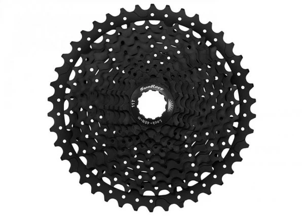 SunRace Kassette CSMS8 EAX 11-fach Fluid Drive Plus 11-40 Zähne 11-13-15-17-19-21-24-28-32-36-40 Zäh