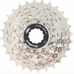 SUNRACE Zahnkranzkassette 7 FACH 12-28 Zähne NICKEL