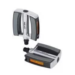 XLC City-/Comfort-Pedal PD-C21 Aluminium, Sandblock, Silber/grau