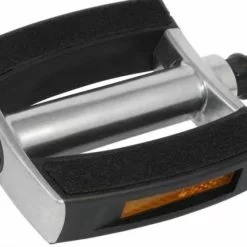 Pedale Trekking Alu/PP, E-Bike, Silber/schwarz, Sandblock, SP-828, Marwi, 356825