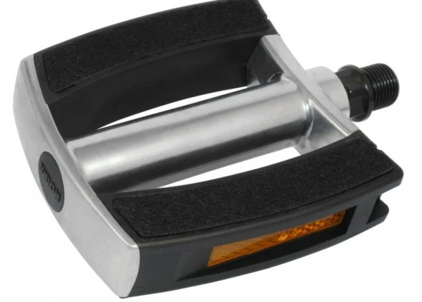 Pedale Trekking Alu/PP, E-Bike, Silber/schwarz, Sandblock, SP-828, Marwi, 356825