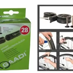 Schlauch GAADI 28" 28x2.00-2.10" 50/54-622/635 Franz. Ventil 47mm