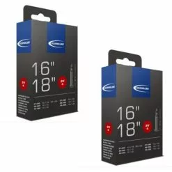 2 X Schlauch Schwalbe SV4 16/18x1 1/8-1 3/8