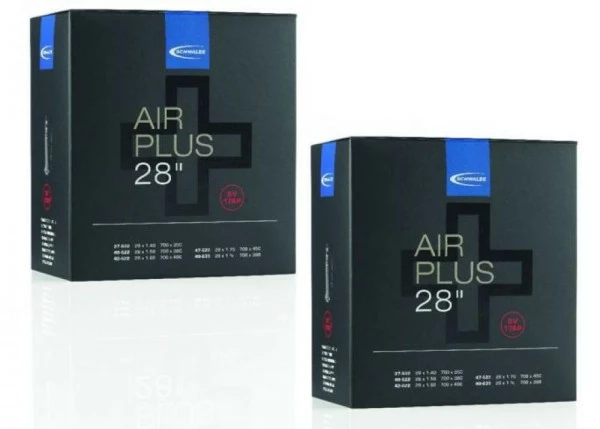 2 X Schlauch Schwalbe SV17AP Air Plus 28" 37/47-622/635 IB40mm