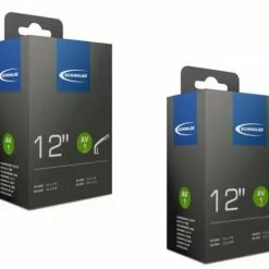 2 X Schwalbe Schlauch AV1 (47/62-203) 12x1.75/2.10" 12 Zoll (45°Winkelventil)